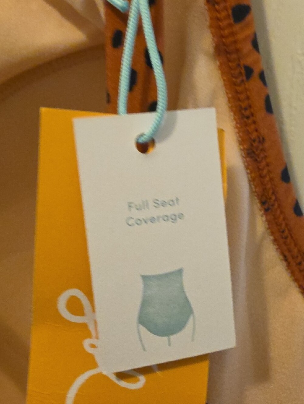 Kona Sol Rust Brown One-Piece with Black Dot Print - Picture 5 of 7
